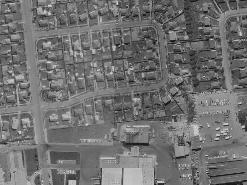 49 Hillary Crescent from the air, 1970-1974