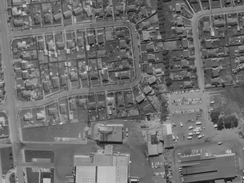 43 Hillary Crescent from the air, 1970-1974