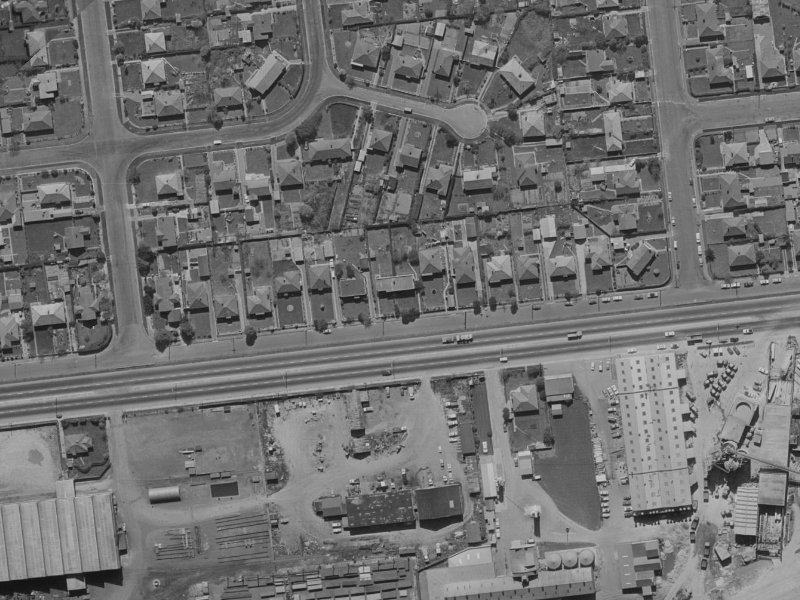 204 Blenheim Road from the air, 1970-1974