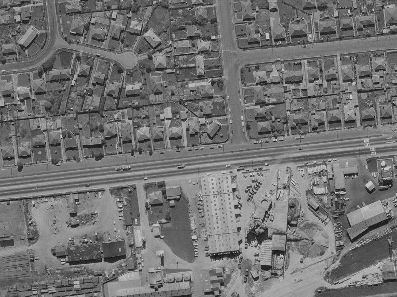 192 Blenheim Road from the air, 1970-1974