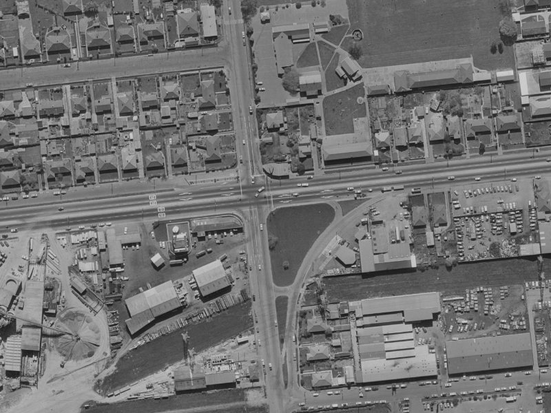 149 Blenheim Road from the air, 1970-1974