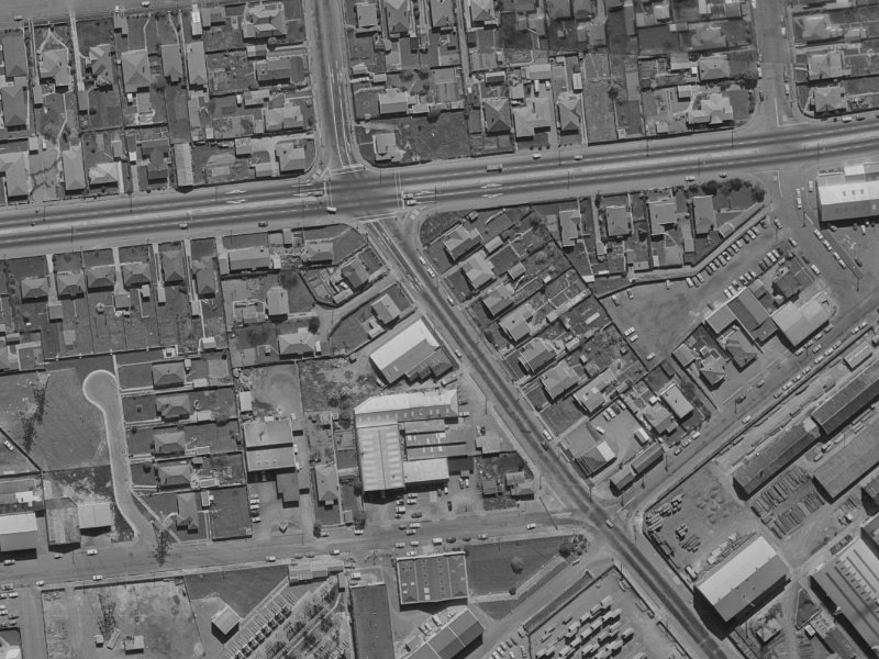 Whiteleigh Avenue from the air, 1970-1974