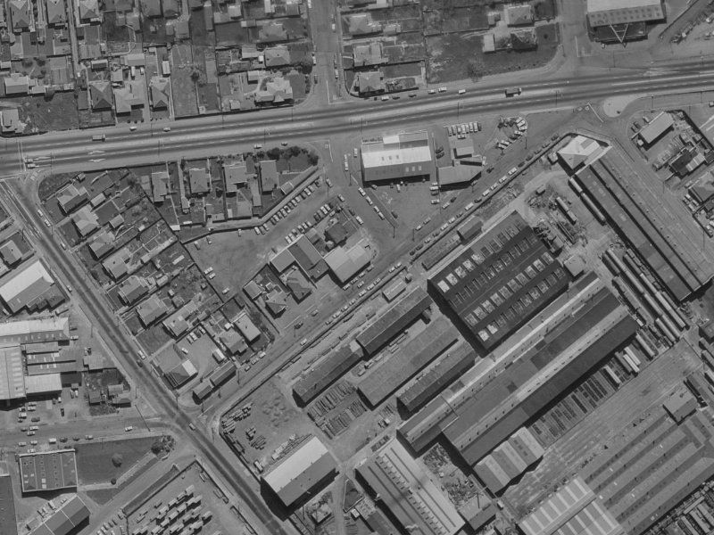28 Foster Street from the air, 1970-1974