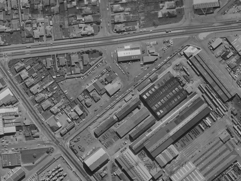 1 Picton Avenue from the air, 1970-1974