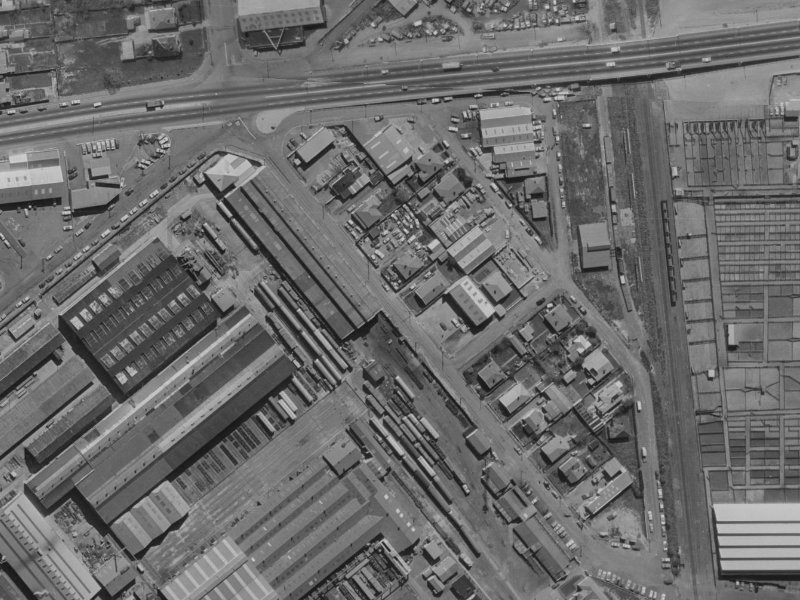 55 Blenheim Road from the air, 1970-1974