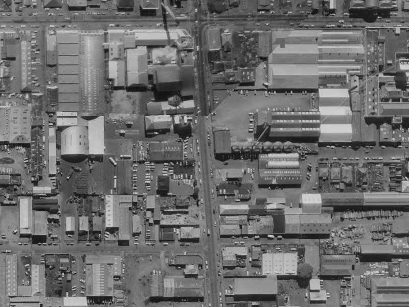230A Antigua Street from the air, 1970-1974