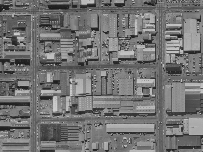 24 Walker Street from the air, 1970-1974