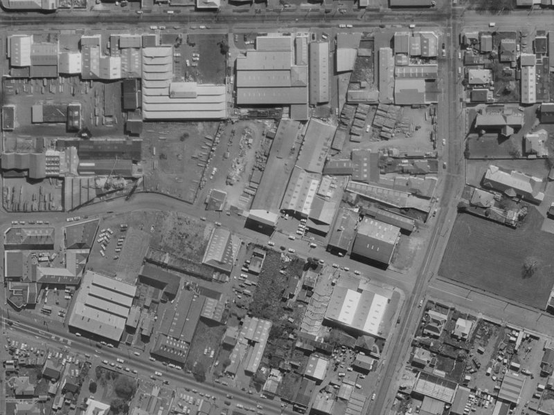 29 Leeds Street from the air, 1970-1974