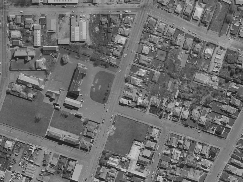 40 Nursery Road from the air, 1970-1974