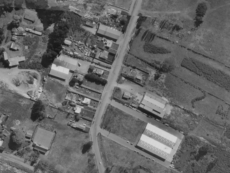 133 Maces Road from the air, 1970-1974