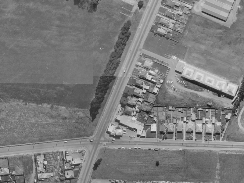 52 Carmen Road from the air, 1970-1974