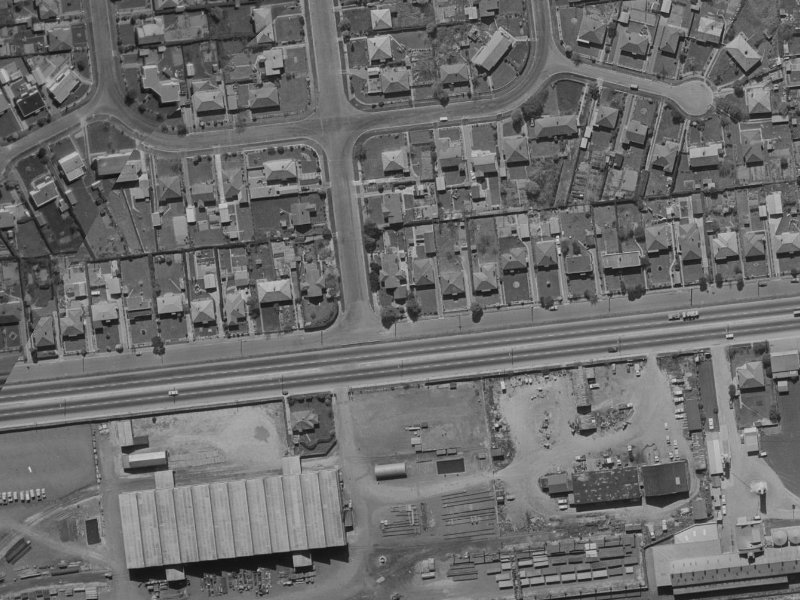 220 Blenheim Road from the air, 1970-1974