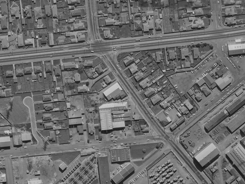 93 Clarence Street from the air, 1970-1974