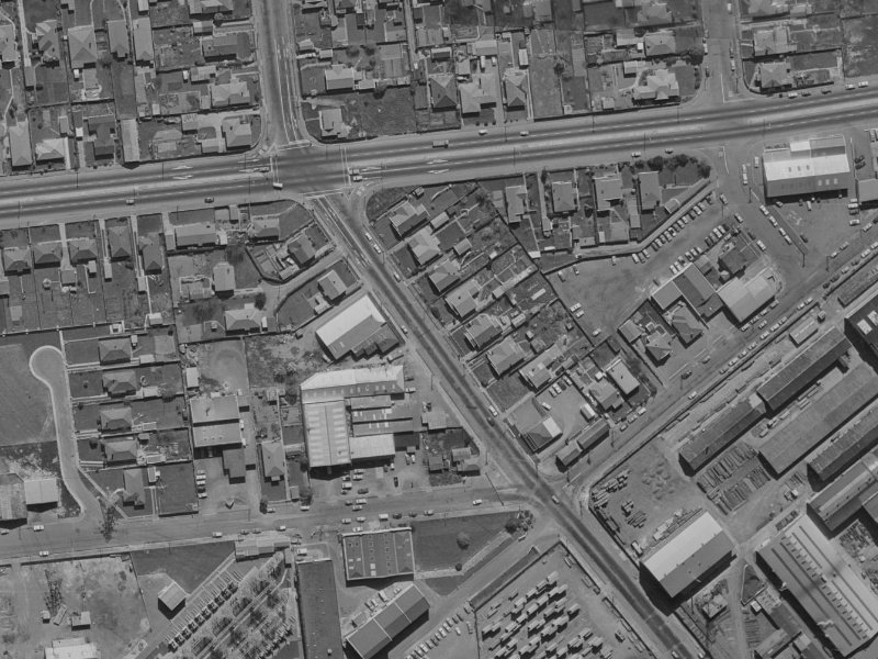 85 Whiteleigh Avenue from the air, 1970-1974