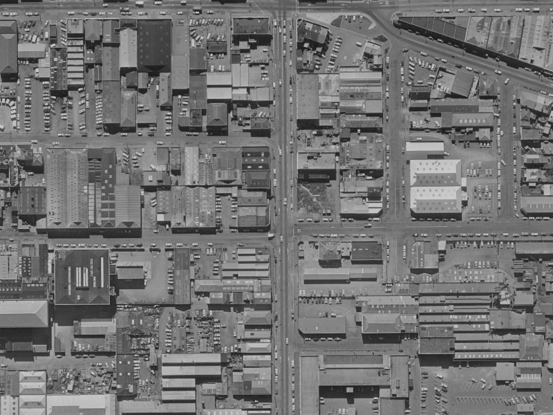136 Madras Street from the air, 1970-1974