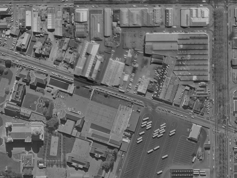 83 Ferry Road from the air, 1970-1974