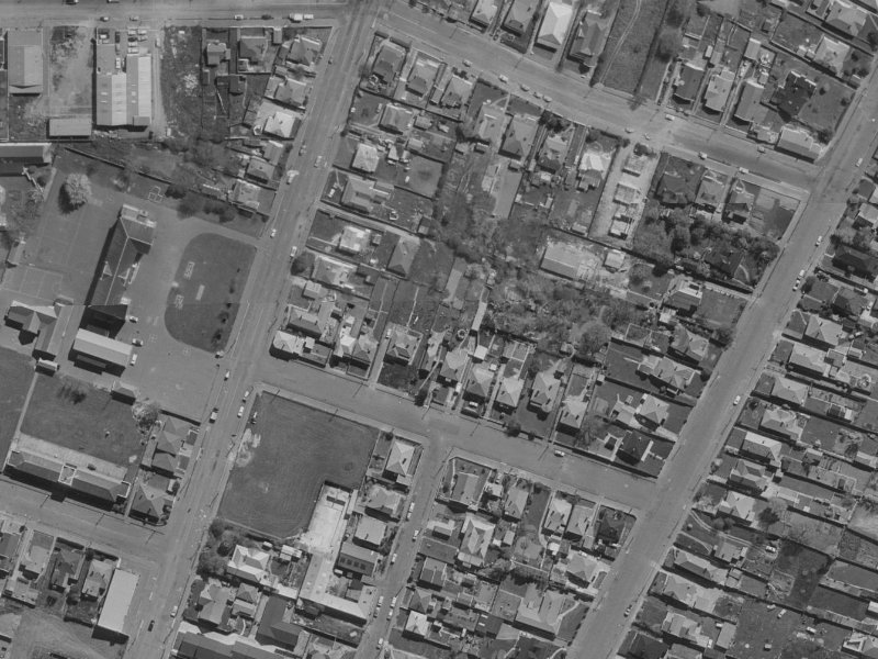 15 Cross Street from the air, 1970-1974