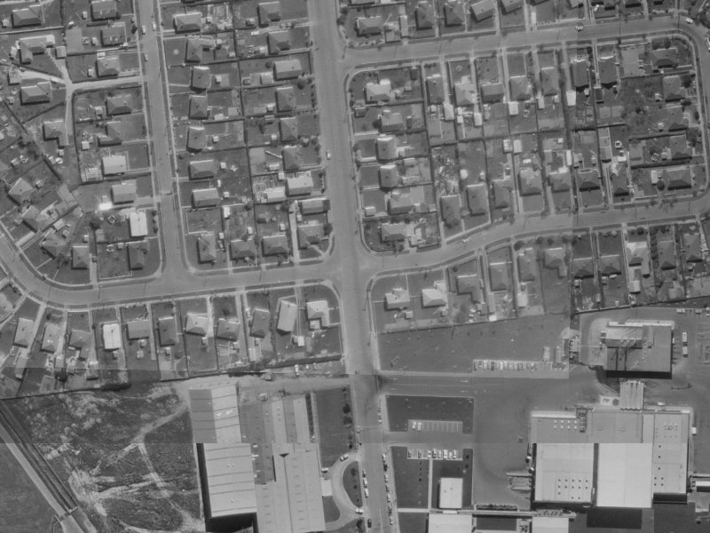 61 Hillary Crescent from the air, 1970-1974