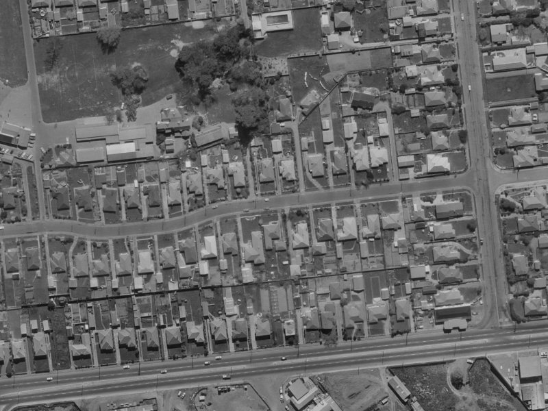 44 Arthur Street from the air, 1970-1974