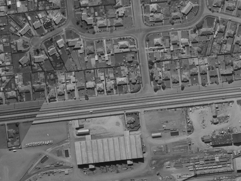 238a Blenheim Road from the air, 1970-1974