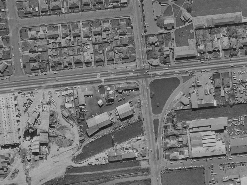 151 Blenheim Road from the air, 1970-1974