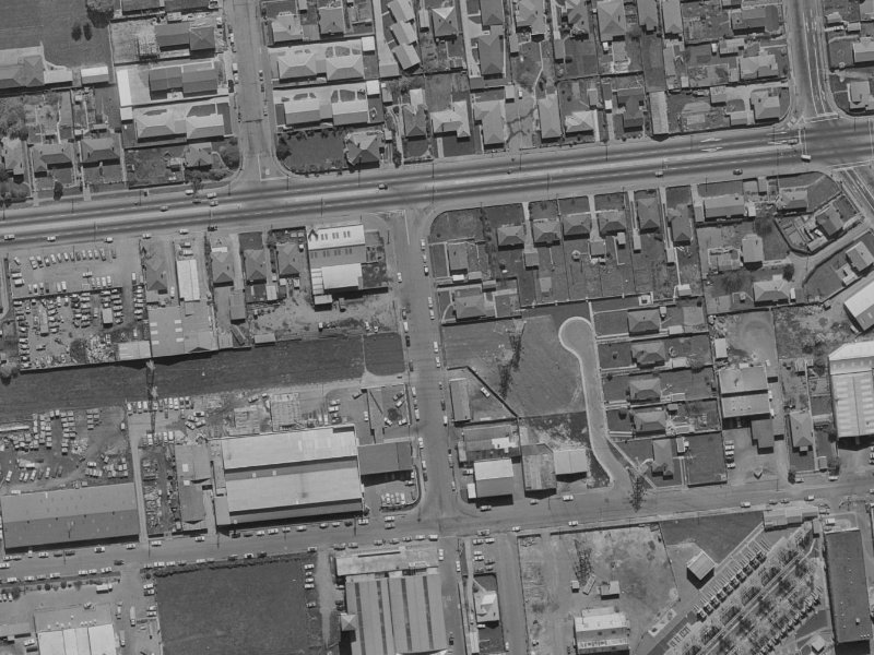 5R Dalgety Street from the air, 1970-1974