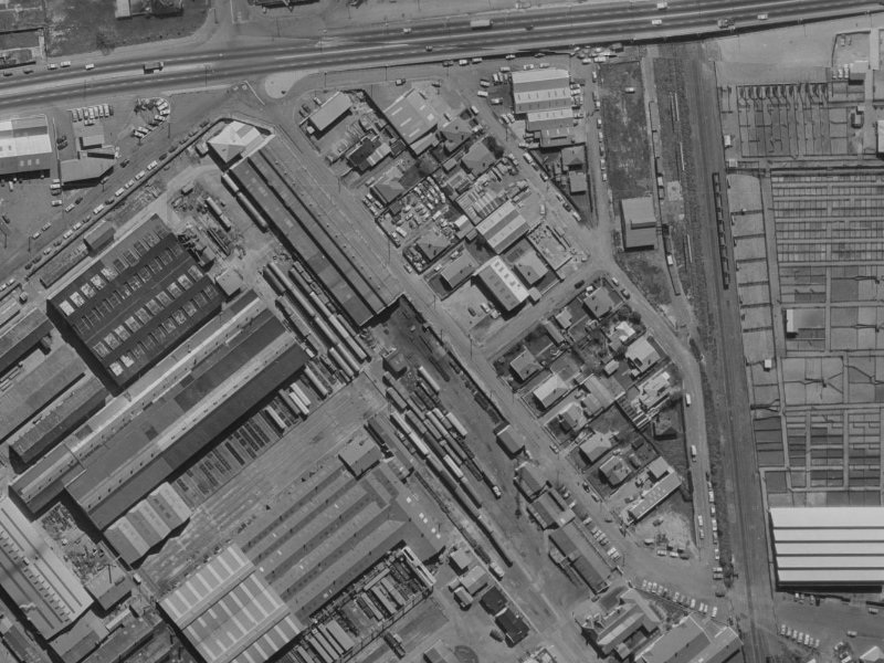 26 Lowe Street from the air, 1970-1974