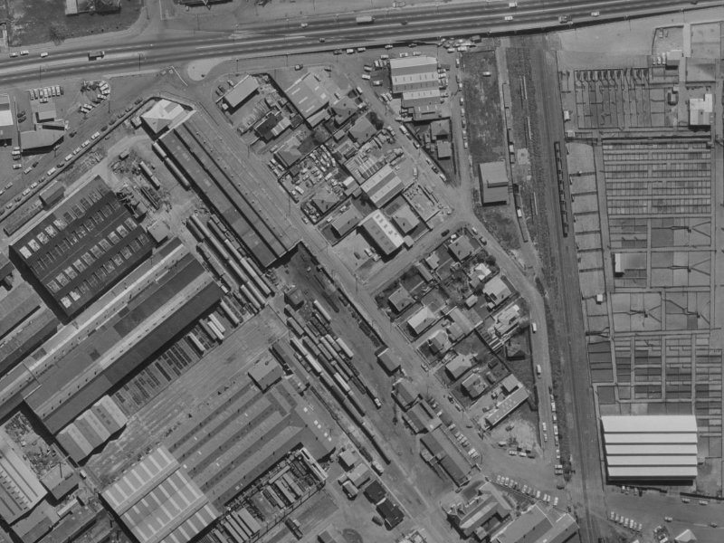 23 Lowe Street from the air, 1970-1974