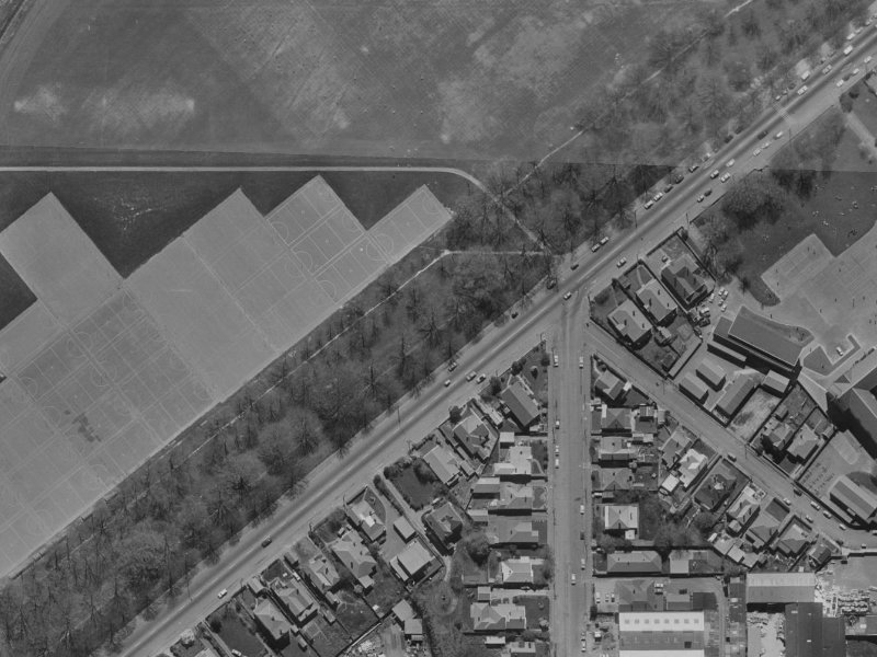 477 Hagley Avenue from the air, 1970-1974