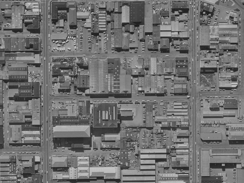 27 Allen Street from the air, 1970-1974