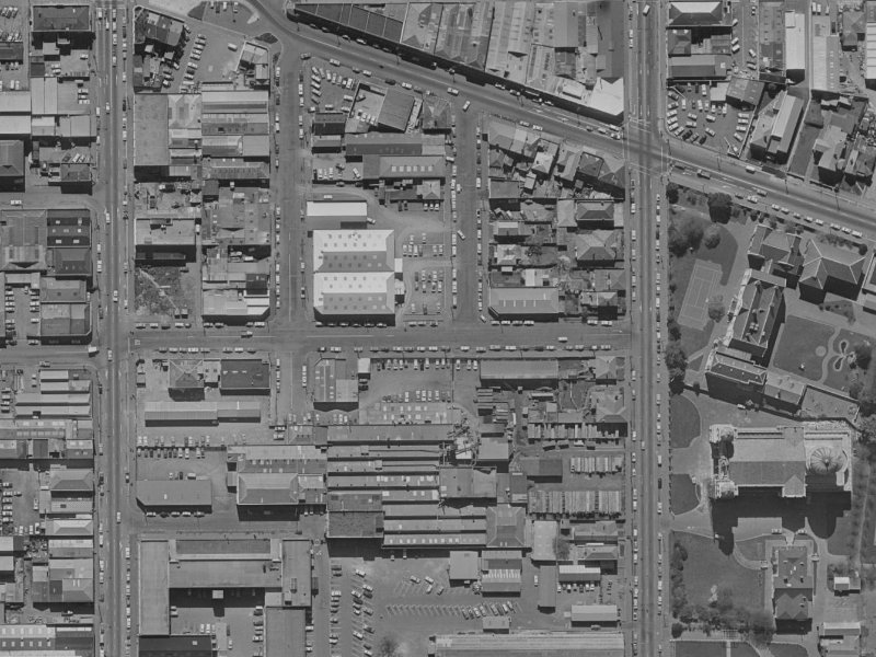 120L Madras Street from the air, 1970-1974