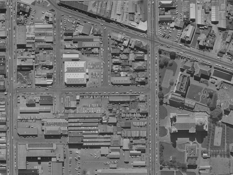 12 Williams Street from the air, 1970-1974