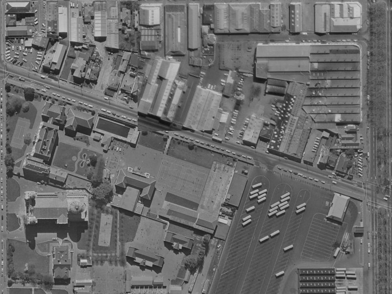 94 Ferry Road from the air, 1970-1974