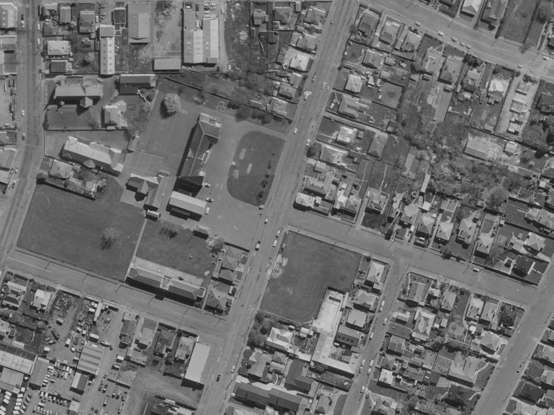 38 Nursery Road from the air, 1970-1974