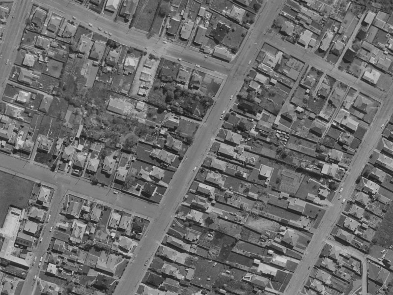60A Mathesons Road from the air, 1970-1974