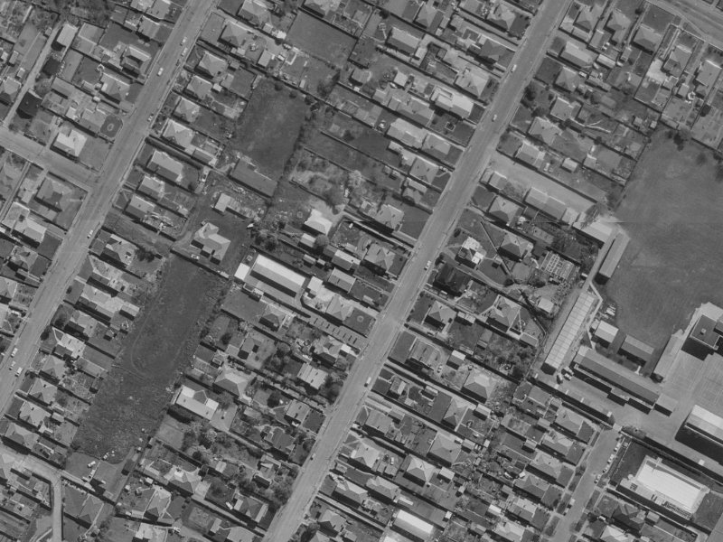 85B Bordesley Street from the air, 1970-1974