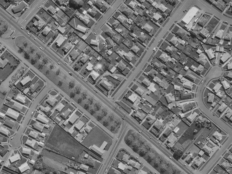3 McGregors Road from the air, 1970-1974