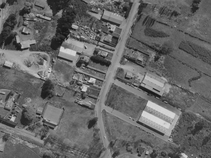 125A Maces Road from the air, 1970-1974