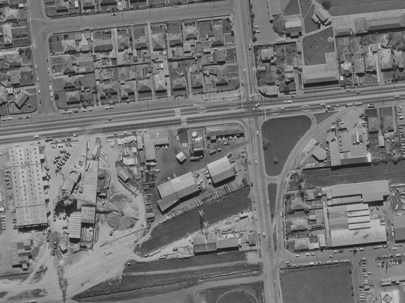 155 Blenheim Road from the air, 1970-1974