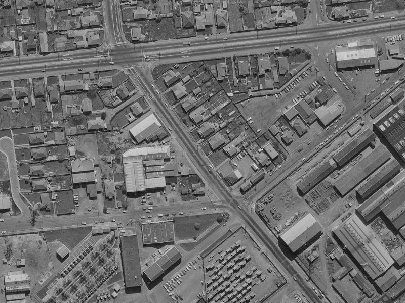 92 Clarence Street from the air, 1970-1974