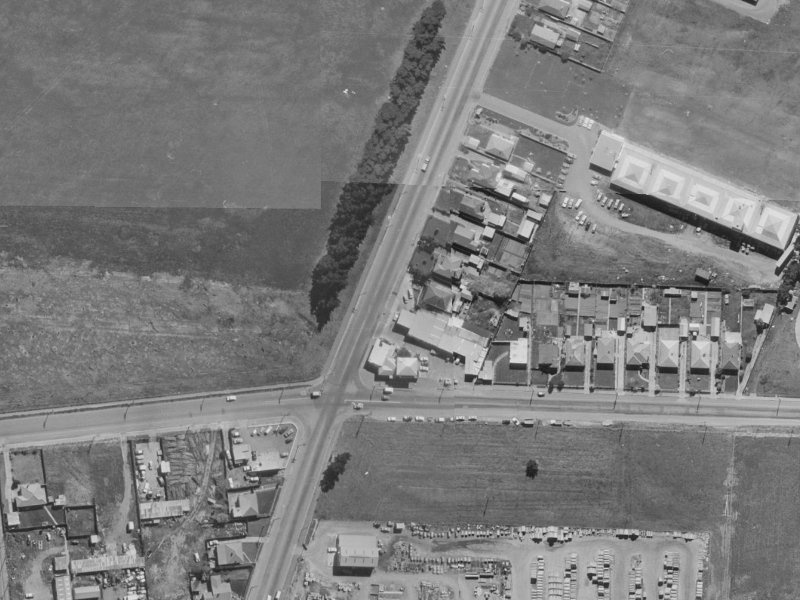54 Carmen Road from the air, 1970-1974