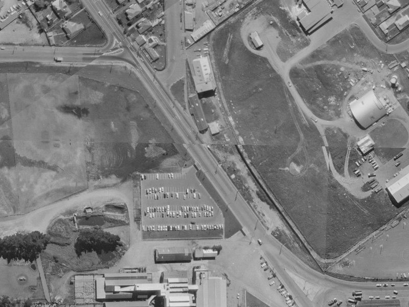 23 Racecourse Road from the air, 1970-1974