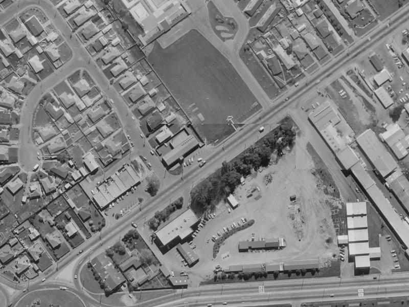 136 Main South Road from the air, 1970-1974