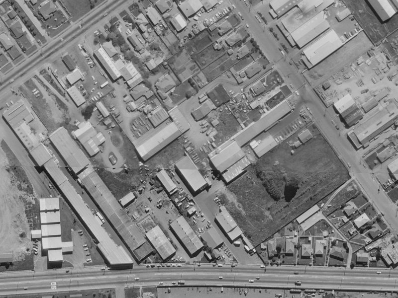 115A Main S Road from the air, 1970-1974