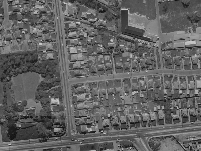3 Arthur Street from the air, 1970-1974