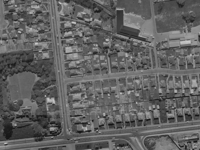 8 Arthur Street from the air, 1970-1974