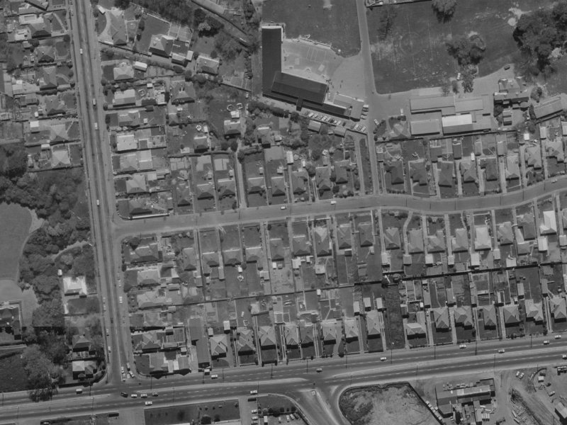 19 Arthur Street from the air, 1970-1974