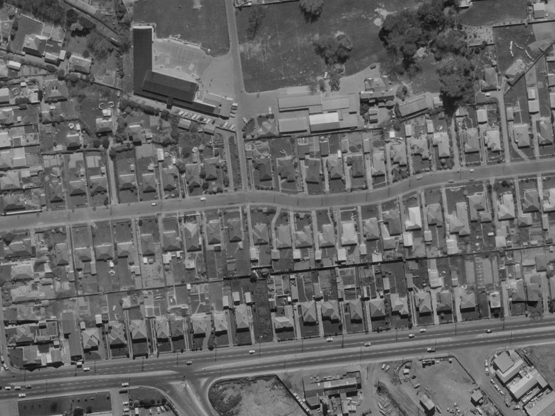 26 Arthur Street from the air, 1970-1974