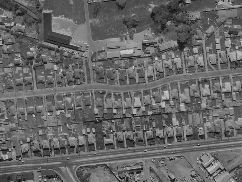 11 Arthur Street from the air, 1970-1974