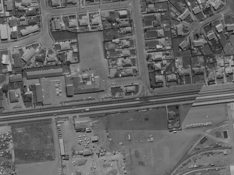260A Blenheim Road from the air, 1970-1974